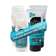 All Good Sport Face & Body Sunscreen - UVA/UVB Broad Spectrum, Water Resistant, Coral Reef Friendly - (2) SPF 50 Butter St...