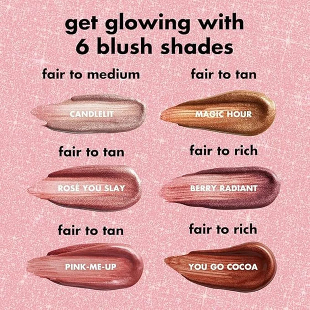 e.l.f. Halo Glow Blush Beauty Wand, Liquid Blush Wand For Radiant, Flushed Cheeks, Infused With Squalane, Vegan & Cruelty-...