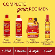 Creme of Nature with Argan Oil From Morocco Perfect Edges Hair Gel, 24 Hour Hold with Moisture and Exotic Shine, Extra Fir...