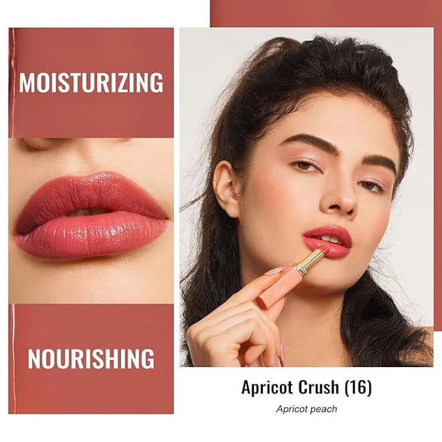 Oulac Moisturizing Shine Lipstick Red for Women - 2 in 1 Glossy Red Tinted Lip Balm, Hydrating Summer Lipstick for Dry Lip...