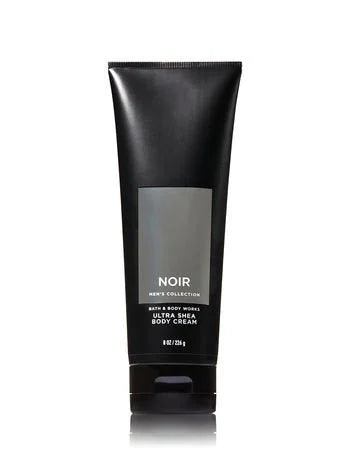Bath and Body Works Noir Men's Collection 3 Piece Set Includes 3.7 oz Deodorizing Body Spray, 8 oz Ultra Shea Body Cream, ...