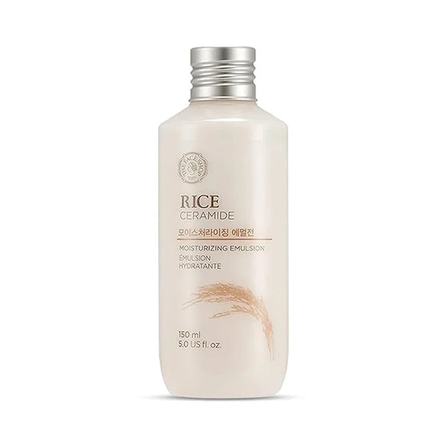 The Face Shop Rice Ceramide Moisturizing Emulsion - Rice Extract - Lightweight Face Moisturizer - Brightening - Hydrating ...