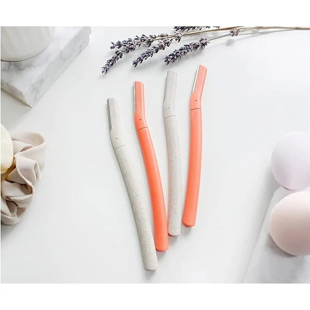 Chaosss &., Facial Fuzz-Free Razor, Eyebrow Trimmer Chaosss Co. Professional Exfoliating Dermaplaning Tool, Peach Fuzz Sha...