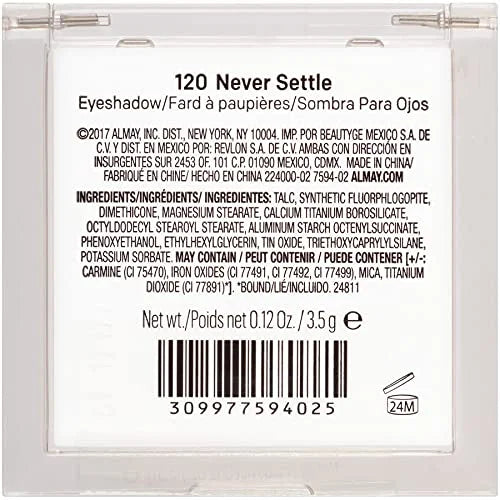 Almay Shadow Squad, Never Settle, 1 count, eyeshadow palette , 120 Never Settle - Product Image