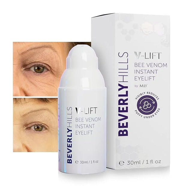 Beverly Hills V-lift Instant Eye Lift & Mens Instant Facelift Bundle with Discount - Eye Serum Treatment for Dark Circles,...
