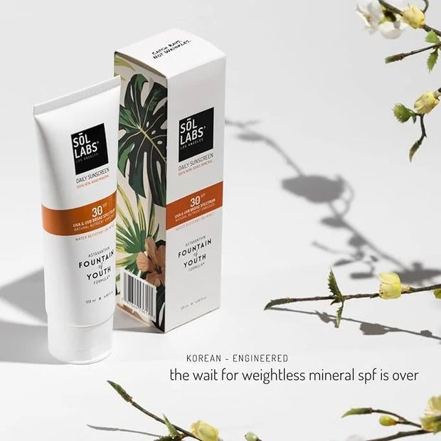 Korean Sunscreen for Face SPF 30 | Zinc Oxide Sunscreen, No White Caste Reef Safe Sunscreen with Korean Mineral Sunscreen ...