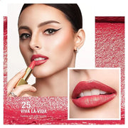 Oulac Metallic Coral Lipstick Set 3PCS High Impact Lipcolor with Moisturizing Formula, Vegan Beauty, Full-Coverage Lip Col...