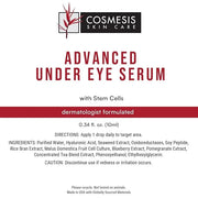 Advanced Under Eye Serum with Stem Cells - Reduce Wrinkles, Moisturize & Nourish - Pomegranate, Blueberry & Seaweed Extrac...