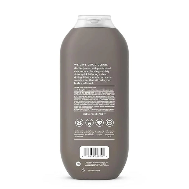 Method Men Body Wash, Cedar + Cypress, Paraben and Phthalate Free, 18 fl oz (Pack of 1) - Product Image