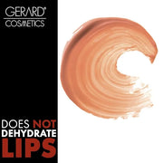 Gerard Cosmetics Color Your Smile Lip Gloss Salmon, Super Pigmented Peach Lip Gloss with LED Light and Mirror, Shiny Finis...