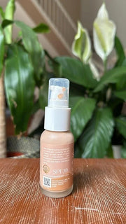 Jessica Wellness Mineral Sunscreen + Hydrating Serum with Broad Spectrum SPF 30 & Antioxidants, Oil-Free, Fragrance Free, ...
