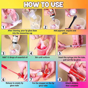 Jcoos Lip Gloss Making Kit, 73PCS Fun Make Your Own Lip Gloss Kit Kids, Beginner, Lipgloss Sets for Girls, DIY Lipstick Se...