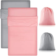 Irenare 2 Pcs Self Tanning Sleep Sack Self Tanning Sheets Protector Self Tan Sleep Bag Protect Sheets from Self Tanner Tra...
