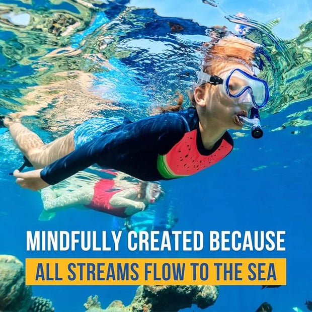 STREAM2SEA EcoStick SPF 35 Mineral Sunscreen Stick, Sweat Water Resistant Sunblock, USDA Approved Biodegradable Paraben Fr...