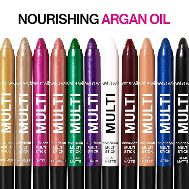 wet n wild Color Icon Cream Eyeshadow Multi-Stick, Moisturizing, Nourishing Velvety Cream-to-Powder Buildable & Blendable ...