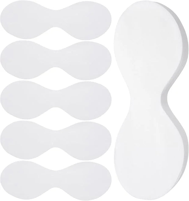 100 Sheets Disposable Non Woven Eye Mask, Cotton Eye Mask Paper, Eye Covers for Facials, Eye Masks for Skincare, Moisture ...
