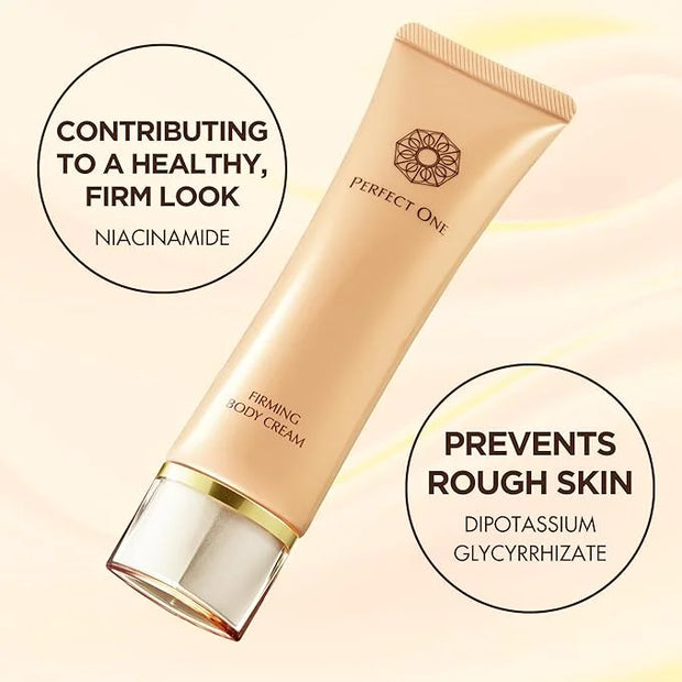Perfect One Japanese Skincare Trio: Niacinamide, Collagen & Hyaluronic Acid Set - Firming Facial Cream, Firming Body Cream...