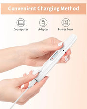Eyebrow Trimmer, Electric Eyebrow Razor for Women Men, Rechargeable Painless LED Light Facial Hair Shaver Remover with Rin...