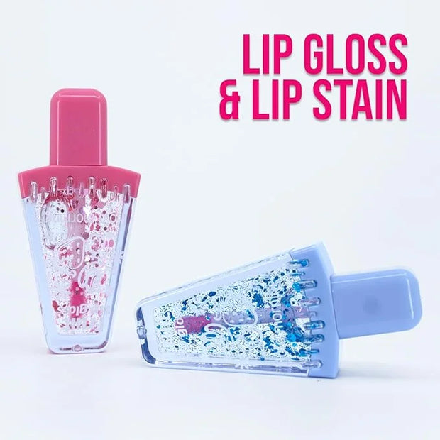 114 Bundle Cute Mood Color Changing Popsicle Set of 6 Lip Gloss, Shimmery Glossy Lightly Scented, Non-Sticky, First Makeup...