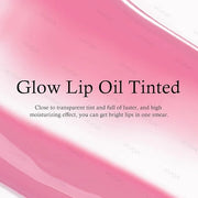 KYDA Hydrating Lip Glow Oil, Moisturizing Lip Oil, Glossy Transparent Plumping Lip Gloss, Tinted Lip Oil for Lip Care and ...