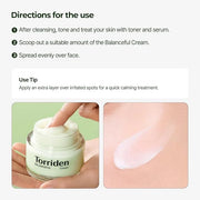 Torriden BALANCEFUL Cream 80ml (2.70 fl.oz.) | Soothing and Nourishing Moisturizer for Oily and Sensitive SKin | 5D CICA, ...