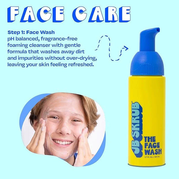 The Junior Travel Trio - Complete Skin Care Set for Kids, Tweens & Teens: Hydrating Body Wash, Refreshing Body Spray, & Ge...