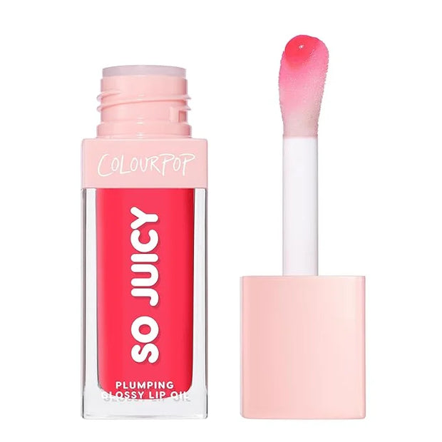 ColourPop So Juicy Plumping Glossy Lip Oil - Hydrating & Plumping Lip Oil with a Sheer Wash of Non-Sticky Color - Infused ...