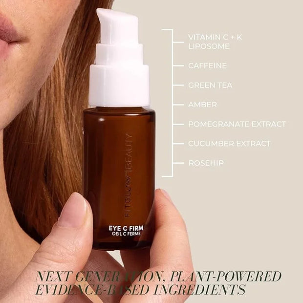 Fitglow Beauty | Eye C Firm Anti Aging, Firming & Hydrating Eye Cream | Reduce Wrinkles, Fine Lines, Dark Circles & Puffin...