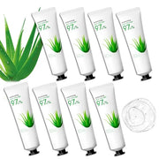 8PCS Aloe Vera Gel for Face & Skin,Organic Aloe Vera Gel,Hydrating After Sun Cream for Travel Size,Moisturizing Lotion for...