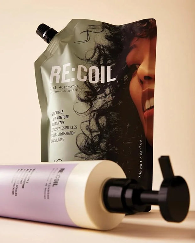 AG Care Re:coil Curl Activator Curl Cream - Ultra Nourishing Curly Hair Cream for Defined, Healthy Curls, Limited Edition ...