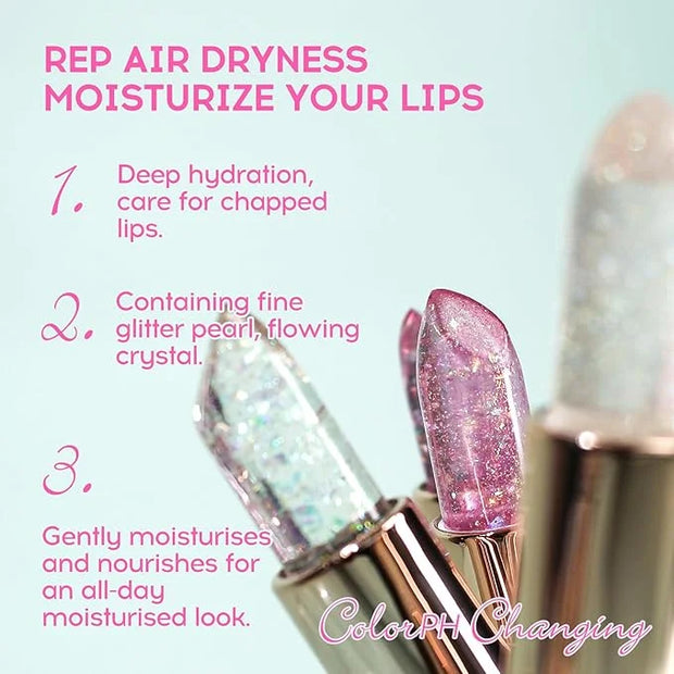 Pink Shimmer Lipstick, Ph Mood Magic Lipstick(3#)