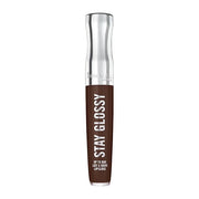 Rimmel London Stay Glossy, 435 Cocoa Kiss, Lip Gloss, Non-Sticky, Color and Shine, Up To 6-Hour Wear, Precise Applicator, ...