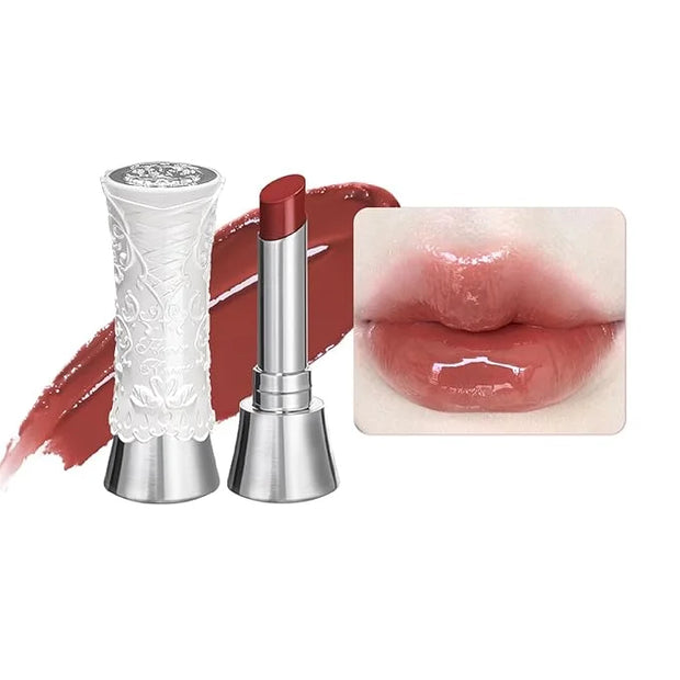 Flower Knows Violet Strawberry Rococo Glitter Lip Gloss G02 Rasberry Booze+Swan Ballet Shine Solid Lip Gloss Stick B08 Dan...