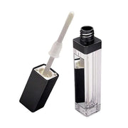 10 Pcs 7.5ml Square Clear Plastic Lip Gloss Tubes Vials with Mirror LED Light Lip Glaze Tube Bottles Empty Refillable Make...
