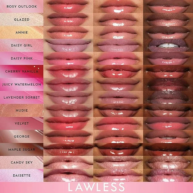 Forget the Filler Lip Plumping Line Smoothing Gloss - Daisette - Premium Volumizing Lip Gloss with Natural Ingredients Des...
