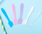 100 Pack 3.2 Inch Cosmetic Spatulas/Small Plastic Spatula