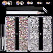 Colorful Face Gems for Makeup Set, Flatback Gorgeous