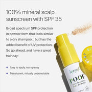 Supergoop! Poof 100% Mineral Part Powder - 0.71 oz, Pack of 2 - SPF 35 PA+++ Scalp Sunscreen with Broad Spectrum UV Protec...