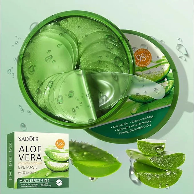 Under Eye Mask - 60 PCS Under Eye Patches, Hydrating Eye Gel Pads for Puffy Eyes, Dark Circles, Eye Bags, Puffiness, Fine ...