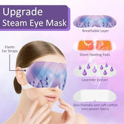 Scienbeauty Steam Eye Mask 20 Packs Lavender Heated Eye Mask Disposable Warm Eye Compress for Dry Eyes,Self Heating Moist ...