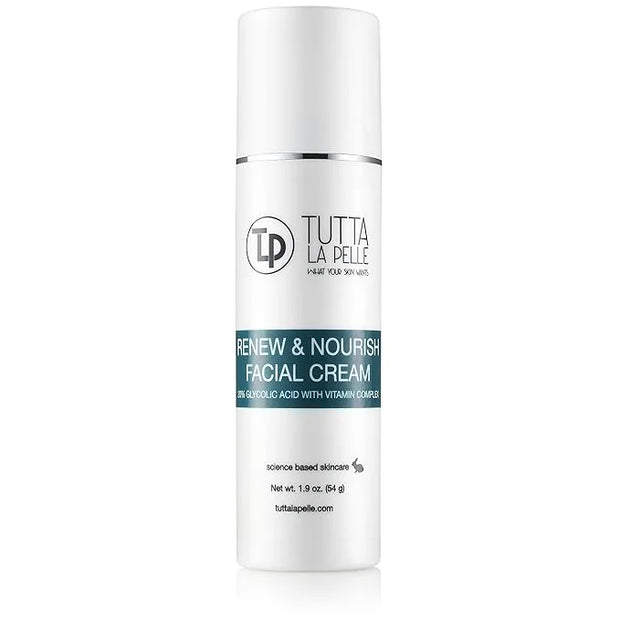 Glycolic Acid Cream 20% AHA Facial Cream, Vitamin Complex – Acne Cream, q10 Anti Aging wrinkle cream, KP - Keratosis pilar...