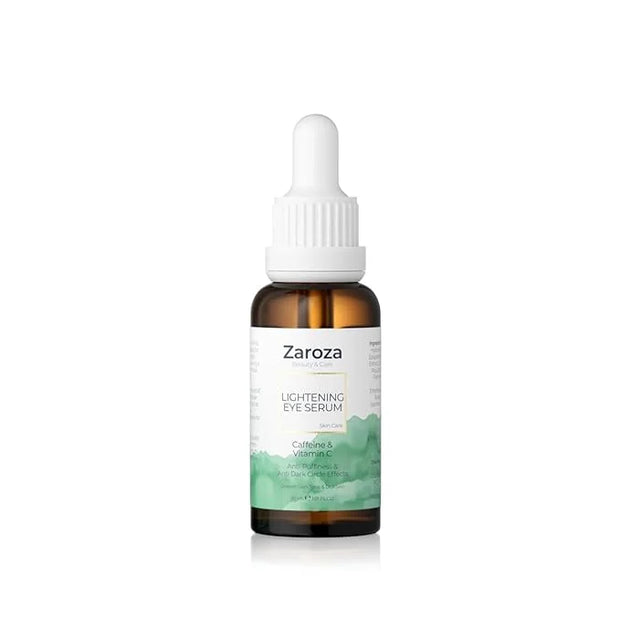 Lightening Serum – Caffeine & Vitamin C Under Eye Treatment for Dark Circles, Puffiness, Fine Lines – Hydrating & Brighten...