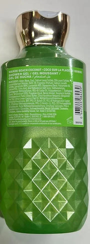 Bath and Body Works WAIKIKI - BEACH COCONUT Shower Gel 10 Fluid Ounce (2020 Edition) - Product Image