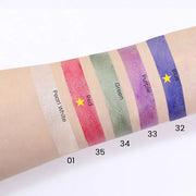 Kaely 2Pcs Cream Eyeshadow Sticks Set for Eyes Waterproof,Blue Shimmer & Red Shimmer Matte Eye shadow Stick Pencil Pen Bul...