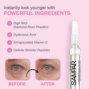 Illuminating Eye Cream - Anti-Aging, Hydrating & Brightening Treatment with Hyaluronic Acid, Vitamin C, and Essential Oils...