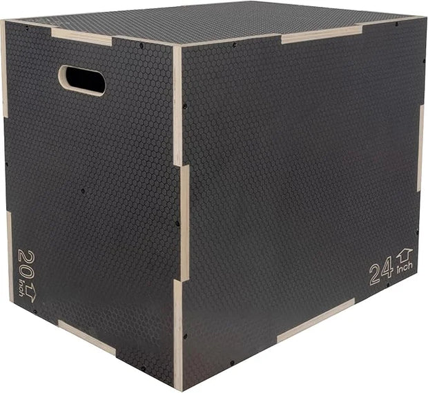 3 in 1 Non-Slip Wooden Plyo Box Plyometric - Product Image