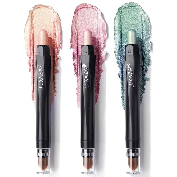 3PCS Cream Eyeshadow Stick,Pro Longwear Eyeshadow Sticks Pencils Crayon-Neon Color - Product Image