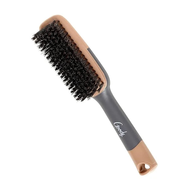 Goody Detangle It Boar Bristle Hair Brush, Use as a Detangling or Styling Brush, Conditions & Boosts Shine, Helps Tackle K...