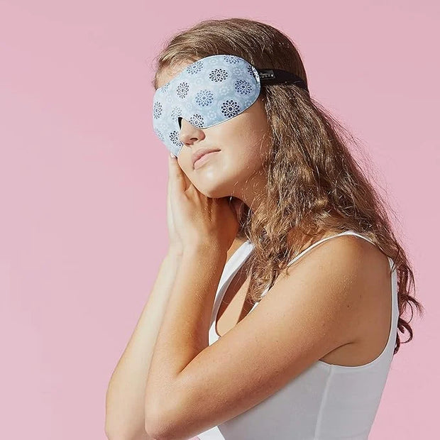 Bucky 40 Blinks No Pressure Eye Mask for Travel & Sleep, Starling Blue, One Size - Product Image