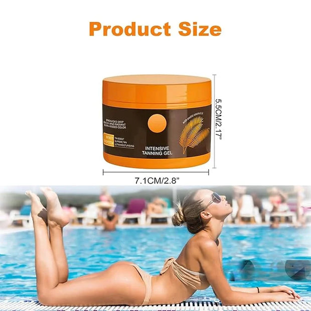 Intensive Tanning Gel,Tanning Gel,Natural Tanning Accelerator Cream Gel,Intensive Tanning Luxe Gel, Accelerator Cream Gel,...